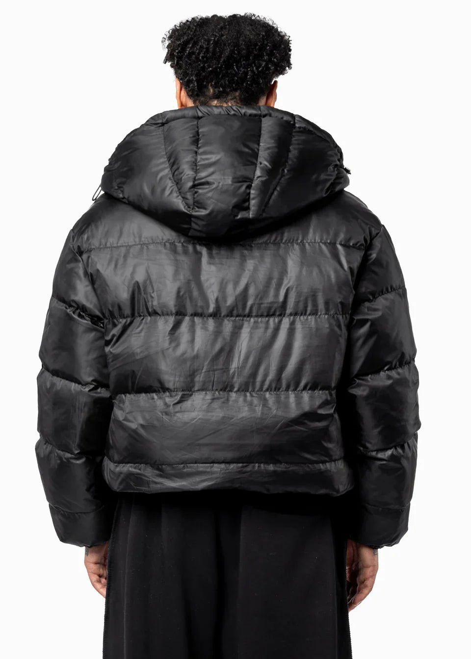 DOUBLE-SIDED PUFFER BLACK/RED